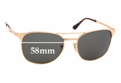 Ray Ban RB3429-M Replacement Lenses 58mm wide 