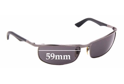 Ray-Ban RB3459 Verres de Remplacement 59mm wide 