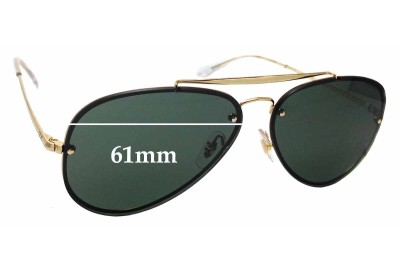 Ray Ban RB3584-N Replacement Lenses 61mm wide 