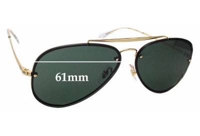 Ray-Ban RB3584-N Blaze Aviator Verres de Remplacement 61mm wide 
