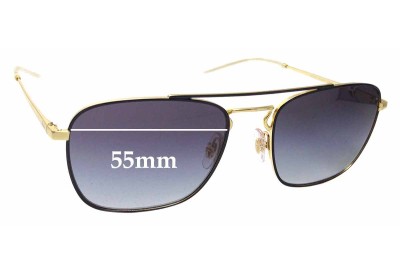 Ray Ban RB3588 Replacement Lenses 55mm wide 