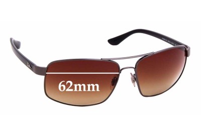 Ray Ban RB3604 Replacement Lenses 62mm wide 