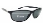 Sunglass Fix Replacement Lenses for Ray Ban RB4213 Liteforce - 61mm Wide 