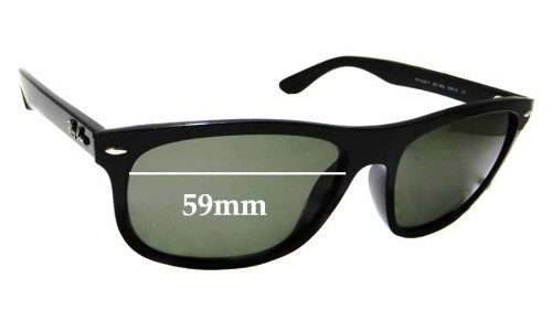 Ray-Ban RB4226-F (Low Bridge Fit) Lentes de Repuesto 59mm wide 