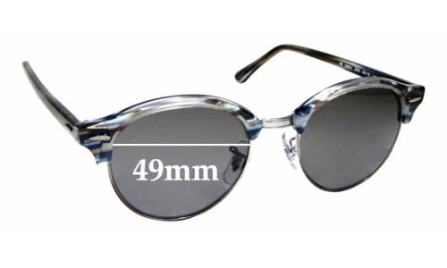 Sunglass Fix Replacement Lenses for Ray Ban RB4246-V - 49mm Wide 