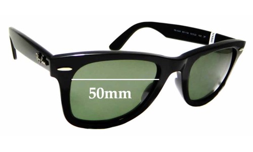 Ray Ban RB4340 Wayfarer Replacement Lenses 50mm wide 