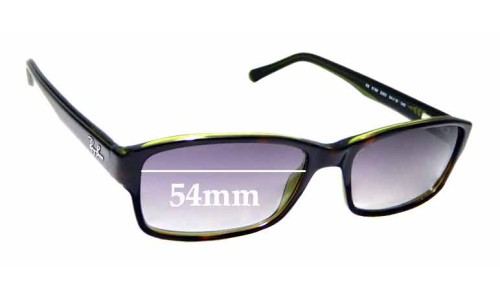 Ray-Ban RB5169 Replacement Lenses 54mm wide 