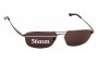 Sunglass Fix Lentes de Repuesto para Ray-Ban RB8018 Orbs - 56mm Wide 