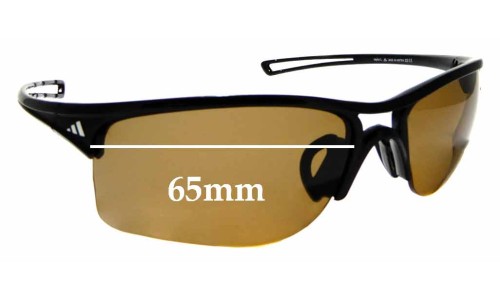 Sunglass Fix Replacement Lenses for Adidas A405 Raylor L - 65mm Wide 