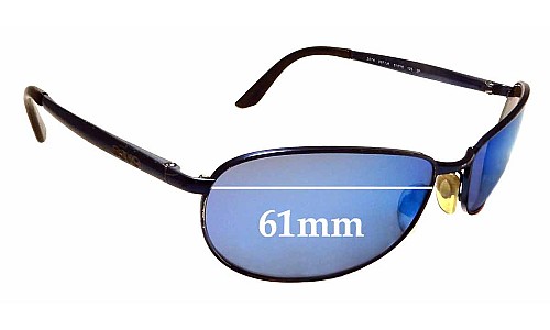 Sunglass Fix Replacement Lenses for Revo 3074 - 61mm Wide 
