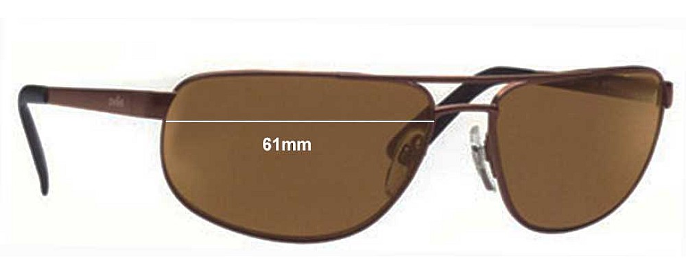 Sunglass Fix Replacement Lenses for Revo 3011 - 61mm Wide