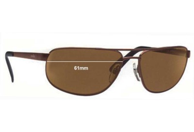 Revo 3011 Replacement Sunglass Lenses - 61mm Wide 