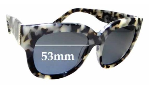 Sunglass Fix Replacement Lenses for Sass & Bide Arizona - 53mm Wide 