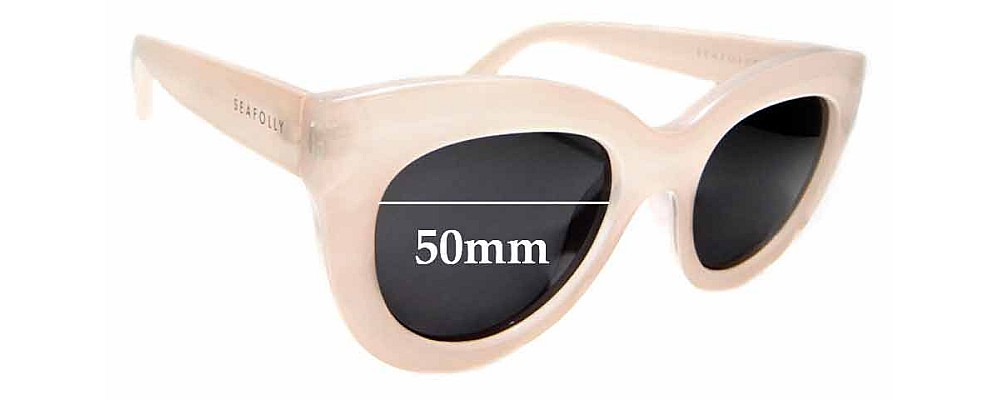 Sunglass Fix Replacement Lenses for Seafolly Tortola V2 - 50mm wide