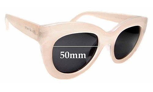 Sunglass Fix Replacement Lenses for Seafolly Tortola V2 - 50mm Wide 