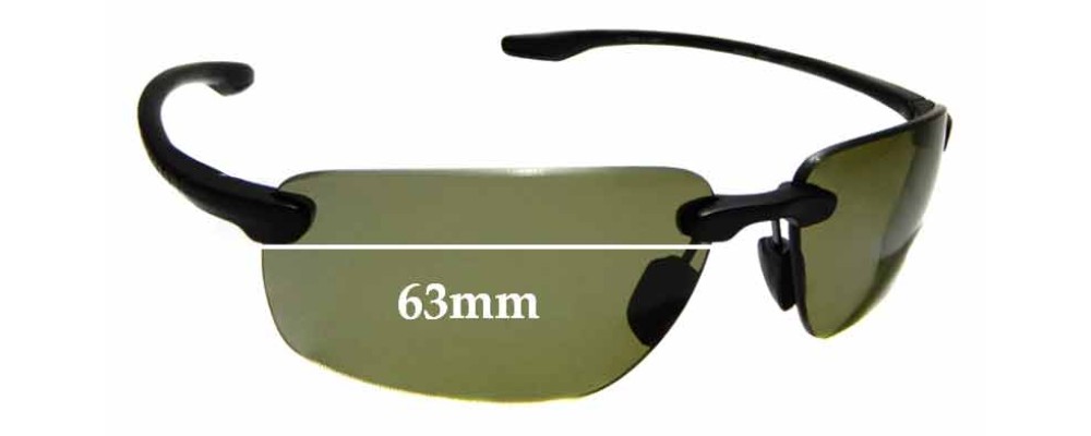Sunglass Fix Replacement Lenses for Serengeti Erice - 63mm Wide