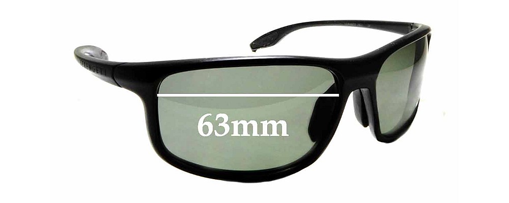 Sunglass Fix Replacement Lenses for Serengeti Levanzo - 63mm Wide