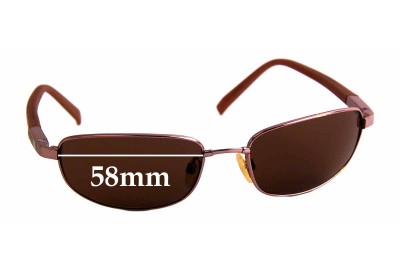 Sunglass Fix Replacement Lenses for Serengeti Manetti - 58mm wide 