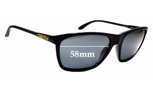 Sunglass Fix Replacement Lenses for Smith Delano - 58mm Wide 