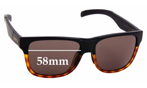 Sunglass Fix Replacement Lenses for Smith  Lowdown XL - 58mm Wide 