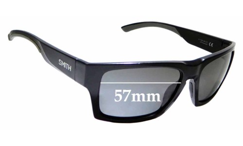 Sunglass Fix Replacement Lenses for Smith Outlier 2 - 57mm Wide 