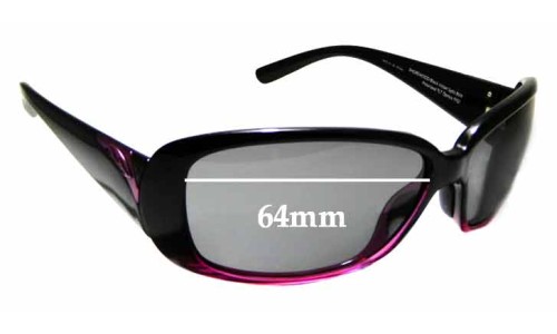 Sunglass Fix Replacement Lenses for Smith ShoreWood - 64mm Wide 