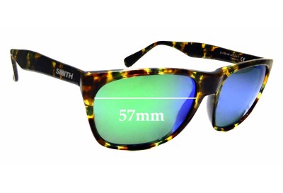 Smith Tioga Replacement Lenses 57mm wide 