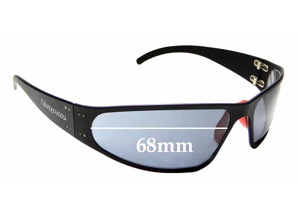Sunglass Fix Replacement Lenses for Snap On Carb - 68mm Wide Sunglass Fix Replacement Lenses for Snap On Carb - 68mm Wide