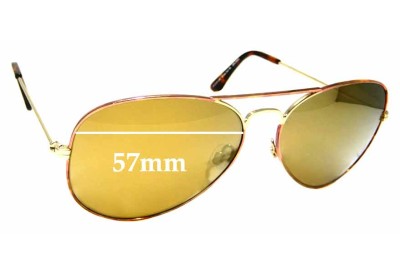 Specsavers Jersey Sun Rx Replacement Lenses 57mm wide 
