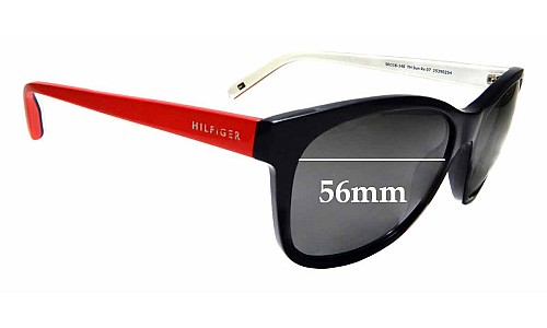 Sunglass Fix Replacement Lenses for Tommy Hilfiger TH Sun Rx 07 - 56mm Wide 