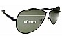 Sunglass Fix Ersatzgläser für Spiffy Society  Rio - 60mm Wide 