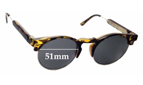 Sunglass Fix Lentes de Repuesto para Spitfire England - 51mm Wide 