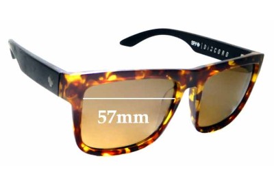 Spy Optic Discord Replacement Lenses 57mm wide 