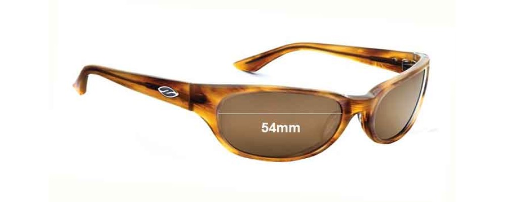 Sunglass Fix Replacement Lenses for Smith Vice - 54mm Wide