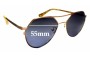 Sunglass Fix Replacement Lenses for Tabulae Eyewear  Bendis - 55mm Wide 