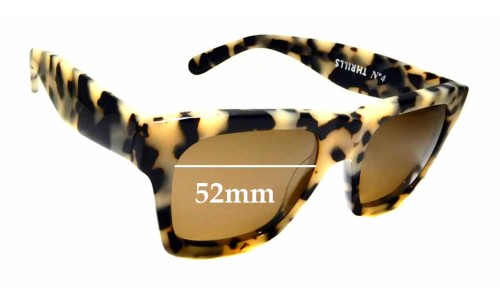Sunglass Fix Replacement Lenses for Thrills No. 4 - 52mm Wide 