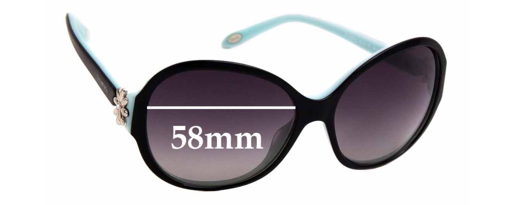 Sunglass Fix Replacement Lenses for Tiffany & Co TF 4068-B - 58mm Wide