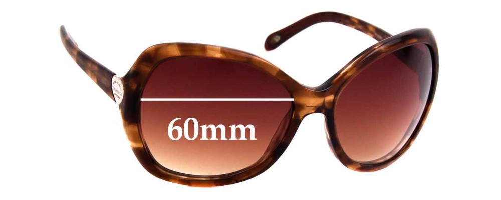Sunglass Fix Replacement Lenses for Tiffany & Co TF 4040 - 60mm Wide