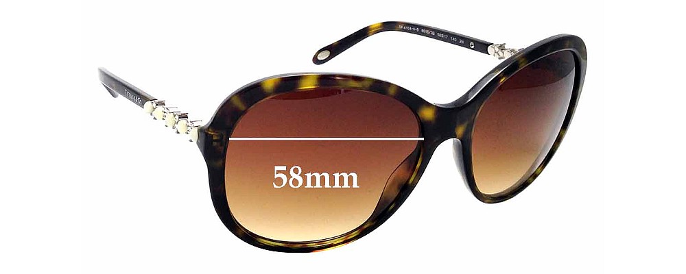 Sunglass Fix Replacement Lenses for Tiffany & Co TF 4104-HB - 58mm Wide