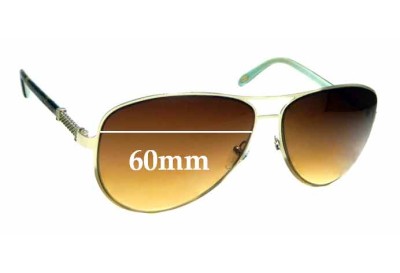 Sunglass Fix Replacement Lenses for Tiffany & Co TF3048-B - 60mm wide 