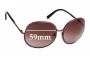 Sunglass Fix Replacement Lenses for Tom Ford Alexandra TF118 - 59mm Wide 