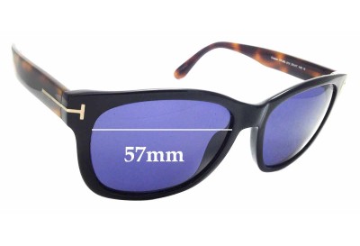 Tom Ford Cooper TF395 Replacement Lenses 57mm wide 