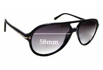 Sunglass Fix Replacement Lenses for Tom Ford Jared TF331 - 58mm wide 