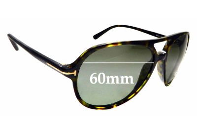 Tom Ford Jared TF331 Replacement Lenses 60mm wide 