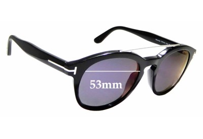 Sunglass Fix Replacement Lenses for Tom Ford Newman TF515 - 53mm Wide 
