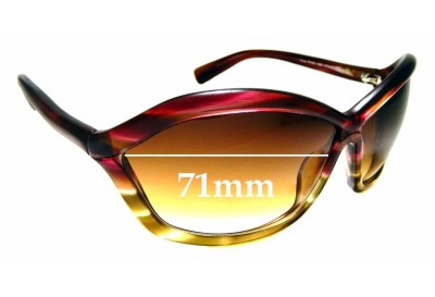 Tom Ford Patek TF122 Replacement Lenses 71mm wide 