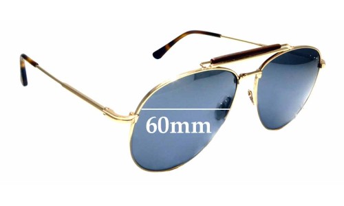 Sunglass Fix Replacement Lenses for Tom Ford Sean TF536 - 60mm Wide 