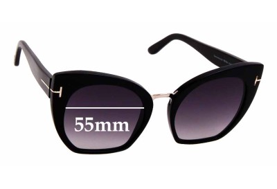Sunglass Fix Replacement Lenses for Tom Ford TF553 Samantha - 55mm Wide 