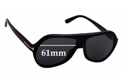 Sunglass Fix Replacement Lenses for Tom Ford Thomas TF732 - 61mm Wide 