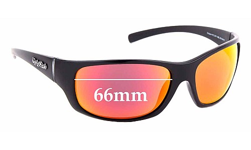 Sunglass Fix Replacement Lenses for Ugly Fish Eclipes PC 3441  - 66mm Wide 